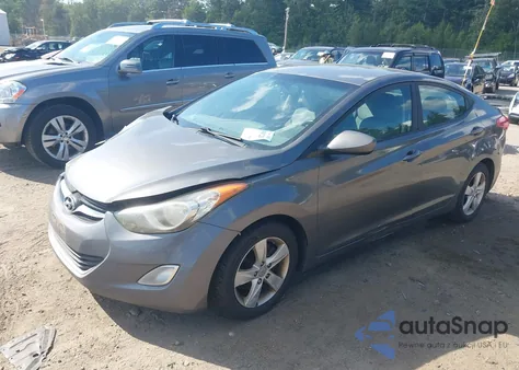 2012 Hyundai Elantra Gls из США, поврежденный, VIN 5NPDH4AE3CH108972